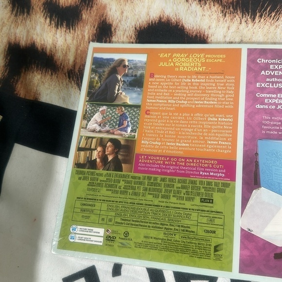 Eat Pray Love (Julia Roberts Javier Bardem) (Aust Region 4) DVD -  NEW SEALED - Picture 3 of 4